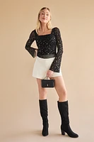 Marie Star Mesh Top