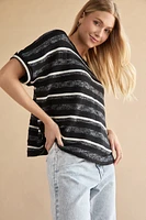 Parris Stripe Dolman Top