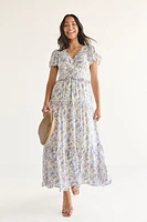 Kathy Floral Tiered Maxi Dress