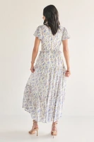 Kathy Floral Tiered Maxi Dress