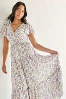 Kathy Floral Tiered Maxi Dress