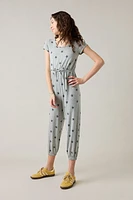 Hello Franki Short Sleeve Print Jumpsuit for girls