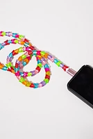 Cynthia Butterfly Beaded Phone Cable
