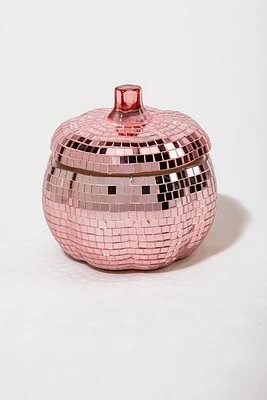 Shimmer Disco Pumpkin 12oz Double Wick Scented Candle