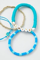 Hello Franki Blue Smile Braclet Set for girls