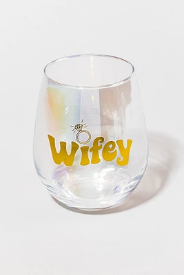 Wifey 22oz Stemless Wine Glass