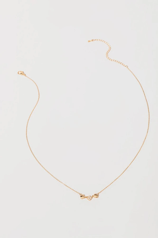 Kara Small Crystal Pendant Necklace