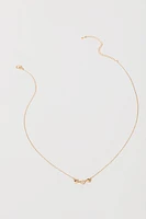 Kara Small Crystal Pendant Necklace