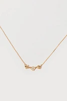 Kara Small Crystal Pendant Necklace