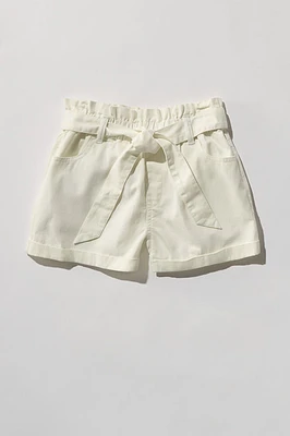 Hello Franki Paperbag Tie Front Short for Girls