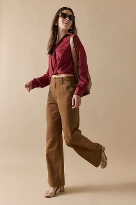 Samantha Wide Leg Side Pockets Pants