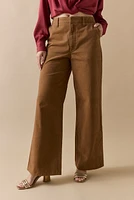 Samantha Wide Leg Side Pockets Pants