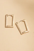 Kay Large Rectangle Hoop Earrings
