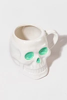 Jackie Turquois Detail Skull Ceramic Mug
