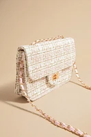 Morgan Tweed Quilt Turnlock Handbag