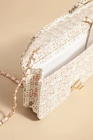Morgan Tweed Quilt Turnlock Handbag