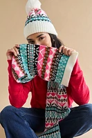 Betty Bright Fairisle Scarf