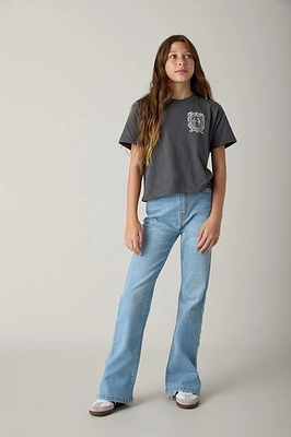 Hello Franki Jenna Lite Wash Flare Jeans for Girls