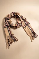 Debbie Designer Plaid Scarf