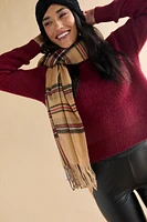 Debbie Designer Plaid Scarf