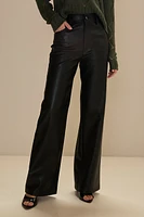 Fleur Vegan Leather Pants