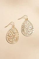 Hilda Laser Cut Flower Earrings