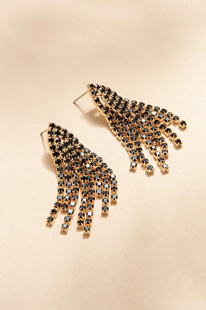 Clarissa Pointed Cupchain Earrings