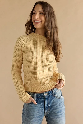 Annora Chenille Waffle Pullover