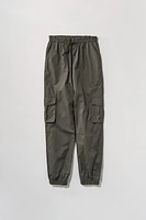 Hello Franki Drawstring Utility Olive Pants for Girls