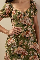 Sierra Floral Multi Tiered Dress