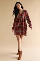 Roxanne Plaid A Line Dress