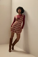 Roni Wool Plaid Skirtall