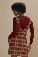 Roni Wool Plaid Skirtall