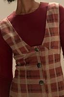 Roni Wool Plaid Skirtall