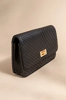 Miranda Mini Chevron Crossbody Handbag