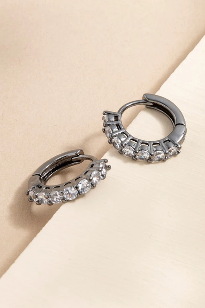 Rosalind Hinge Huggie Earrings