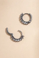 Rosalind Hinge Huggie Earrings