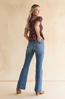 Irene High Rise Flare Jeans