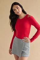 Wanda Houndstooth Skort