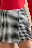 Wanda Houndstooth Skort