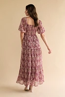 Alissa Floral Tiered Maxi Dress