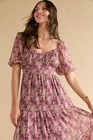 Alissa Floral Tiered Maxi Dress