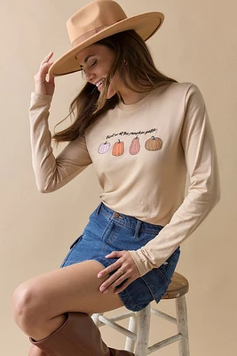 Meet Me At The Pumpkin Patch Long Sleeve Top