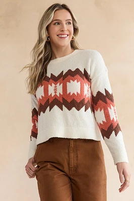 Betty Aztec Pullover Sweater