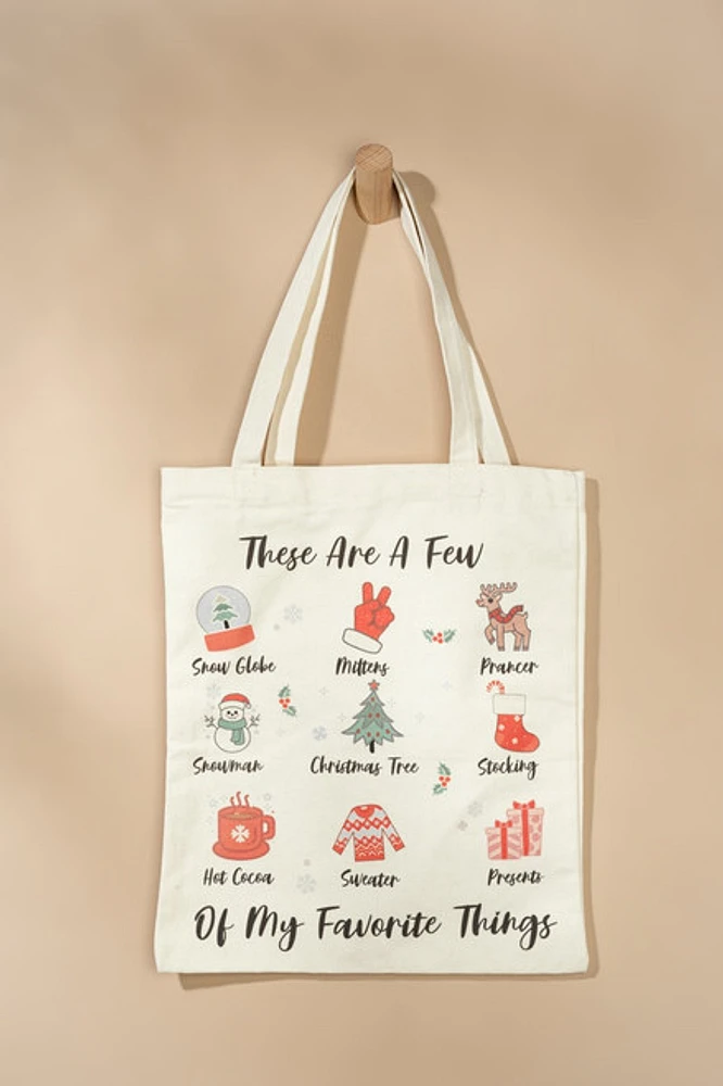 Diane Christmas Tote