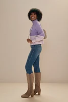 Abby Two Tone Pullover Sweater