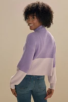 Abby Two Tone Pullover Sweater