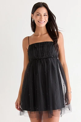 Megan Layered Mini Swing Dress