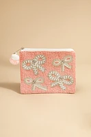 Maryann Pearl Bow Beaded Pouch