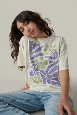 Hello Franki Abstract Floral And Leaf Ov for Girls